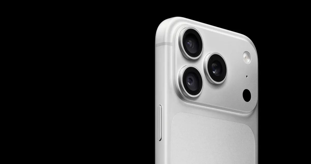 Costas do iPhone 18 Pro na cor prateada